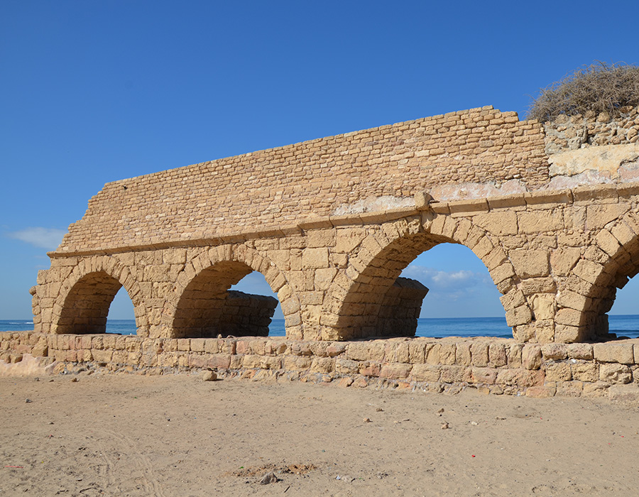 Aquaduct bij Caesarea